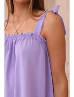 Blúzka s mašľami svetlo fialová Blúzka s mašľami svetlo fialová