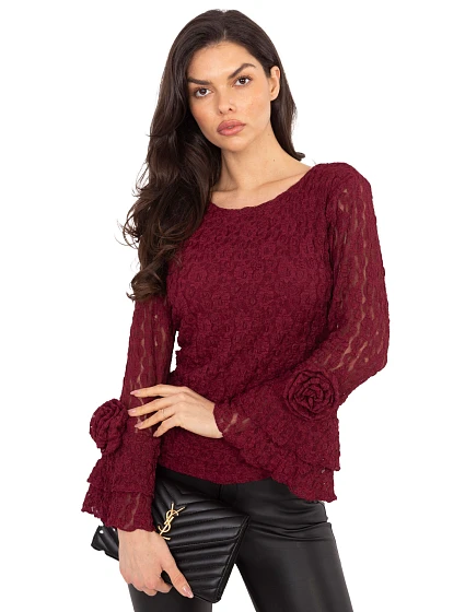 Bluzka IT BZ model 21836740 bordowy - FPrice