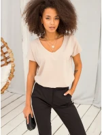 Tričko RV TS 4832.01P béžové Tričko RV TS 4832.01P béžové