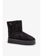 Dámske vysoké platformy Snows Big Star Black Dámske vysoké platformy Snows Big Star Black