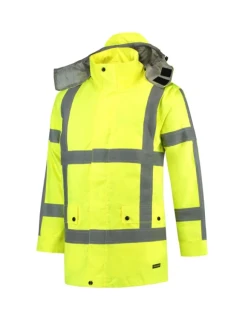 RWS Parka pracovná bunda unisex fluorescenčná žltá