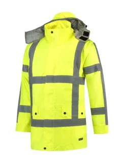 RWS Parka pracovná bunda unisex fluorescenčná žltá