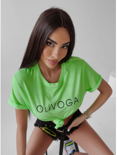 Dámske tričko 277745 neónovo zelené - Ola Voga