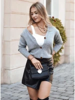 Dámský svetr světle šedý Dstreet model 21966992 - FashionStreet Dámský svetr světle šedý Dstreet model 21966992 - FashionStreet