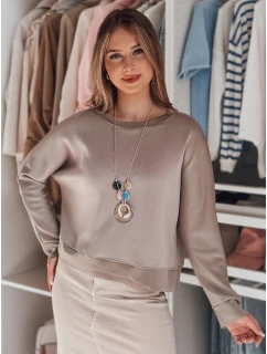 Dámska oversize maslová mikina s NUBISS popolom FashionStreet RY2800