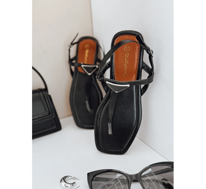 dámské žabky sandály černé Dstreet model 21990336 - FashionStreet