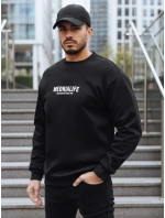 Pánská mikina s potiskem černá Dstreet model 21993009 - FashionStreet