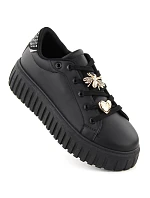Dámska športová obuv na platforme čierna NEWS 4756