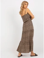 Šaty model 18372282 hnědé - FPrice