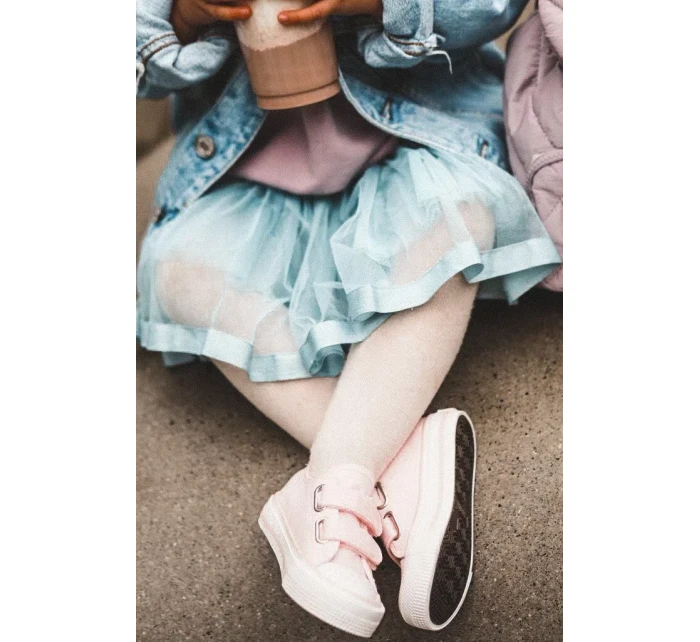 Dětské módní tenisky Big Star - světle růžové