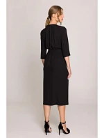Dámské šaty model 22281461 černé - STYLOVE Dámské šaty model 22281461 černé - STYLOVE