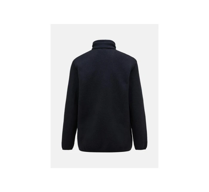 Mikina Peak Performance M Fleece Snap T-Neck Black