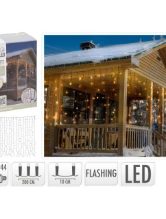 LAMPKI CHOINKOWE   LED CIEPŁY BIAŁY FLASH model 21832469