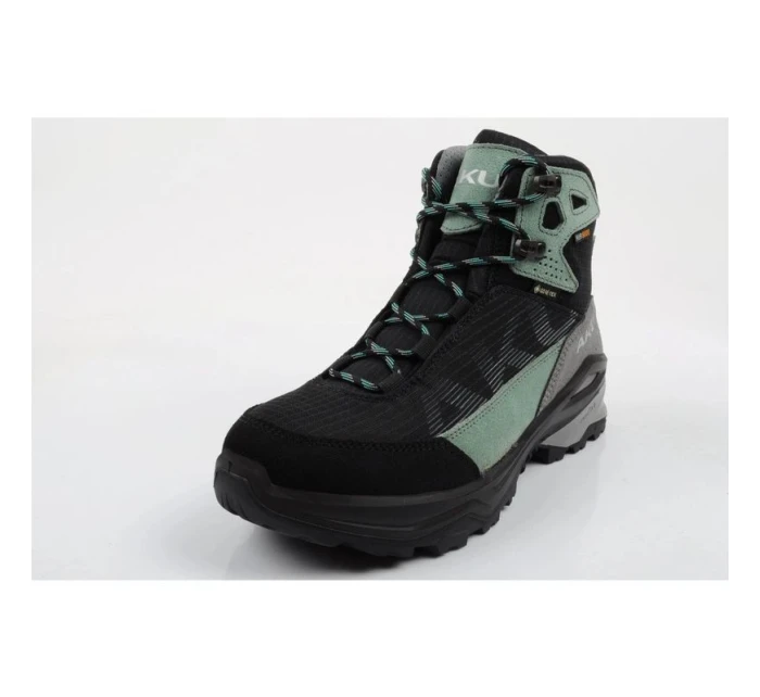 dámská trekingová sportovní obuv model 21948140 Goretex leather black green dámské - Aku dámská trekingová sportovní obuv model 21948140 Goretex leather black green dámské - Aku