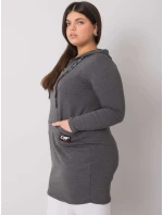 Tunika RV TU model 16738814 tmavě šedá - FPrice Tunika RV TU model 16738814 tmavě šedá - FPrice