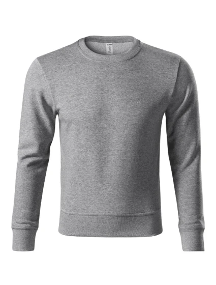 Zero mikina unisex tmavě šedý melír