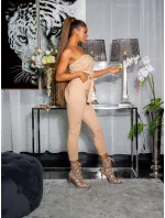 Sexi kombinéza V6603 hnedá - In Stylefashion Sexi kombinéza V6603 hnedá - In Stylefashion