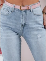 Dámské džínové úzké kalhoty s páskem Dstreet model 21983363 - FashionStreet Dámské džínové úzké kalhoty s páskem Dstreet model 21983363 - FashionStreet