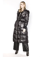 DŁUGA DAMSKA KURTKA Z CZARNA model 21244332 - Ann Gissy DŁUGA DAMSKA KURTKA Z CZARNA model 21244332 - Ann Gissy