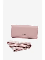 Peněženka Kabelka 2v1 S Páskem Růžová Suzette