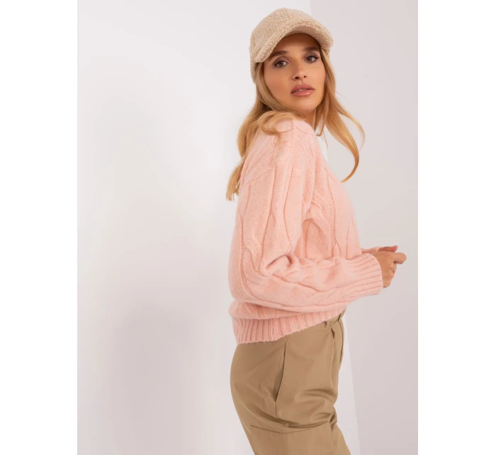 Sweter AT SW model 18955347 brzoskwiniowy - FPrice