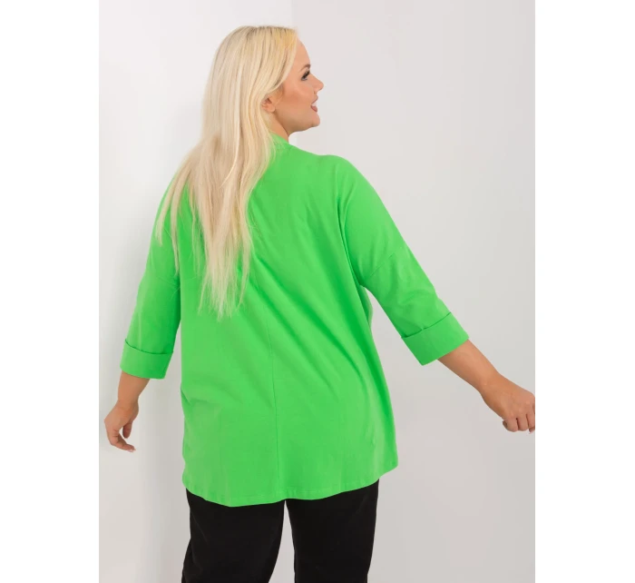 Bluzka RV BZ model 19465464 jasny zielony - FPrice Bluzka RV BZ model 19465464 jasny zielony - FPrice