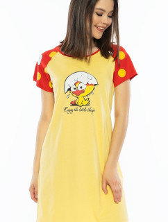 Dámska nočná košeľa s krátkym rukávom Chicken