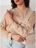 Dámska oversize mikina AWIOL cream FashionStreet BY1274