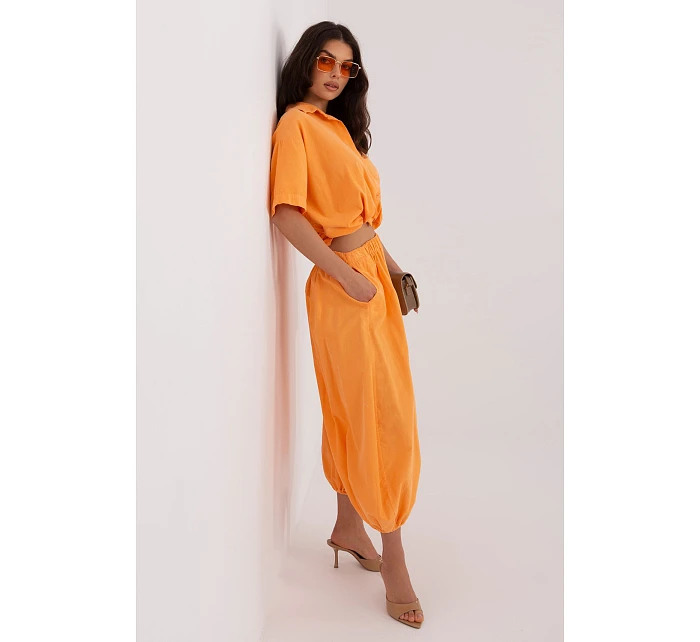 Šnúrové nohavice model 226228 Taliansko Moda