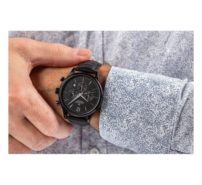 Pánské hodinky Chronograph Sapphire Black model 21807557 - Giewont Pánské hodinky Chronograph Sapphire Black model 21807557 - Giewont