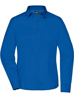 JN 641 Popelínová business halenka s dlouhým rukávem model 22487478 royal - Daiber