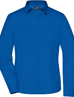 JN 641 Popelínová business halenka s dlouhým rukávem model 22487478 royal - Daiber
