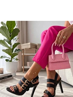 Sandále na podpätku model 227277 Solea