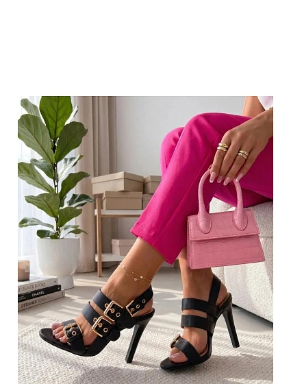 Sandále na podpätku model 227277 Solea