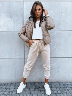 Dámská prošívaná bunda camel Dstreet model 21971050 - FashionStreet
