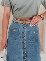 Džínová midi sukně modrá Dstreet model 21988031 - FashionStreet