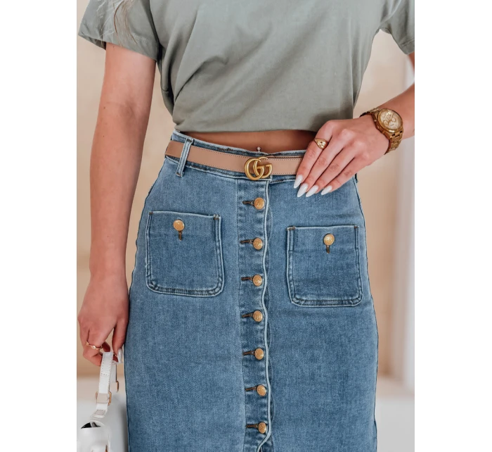 Džínová midi sukně modrá Dstreet model 21988031 - FashionStreet