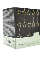 Svetelné závesy na vianočný stromček 120x120 CM 235LED WHITE STARS