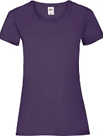 Fruit of the Loom Lady-Fit Valueweight T Dámske tričko 16.1372 fialové
