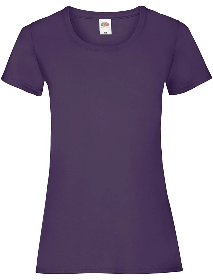 Fruit of the Loom Lady-Fit Valueweight T Dámske tričko 16.1372 fialové Fruit of the Loom Lady-Fit Valueweight T Dámske tričko 16.1372 fialové