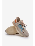 Buty Sportowe Męskie HI-POLY SYSTEM Big Star NN174452 Beżowe