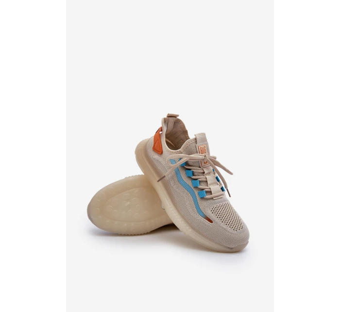 Buty Sportowe Męskie HI-POLY SYSTEM Big Star NN174452 Beżowe