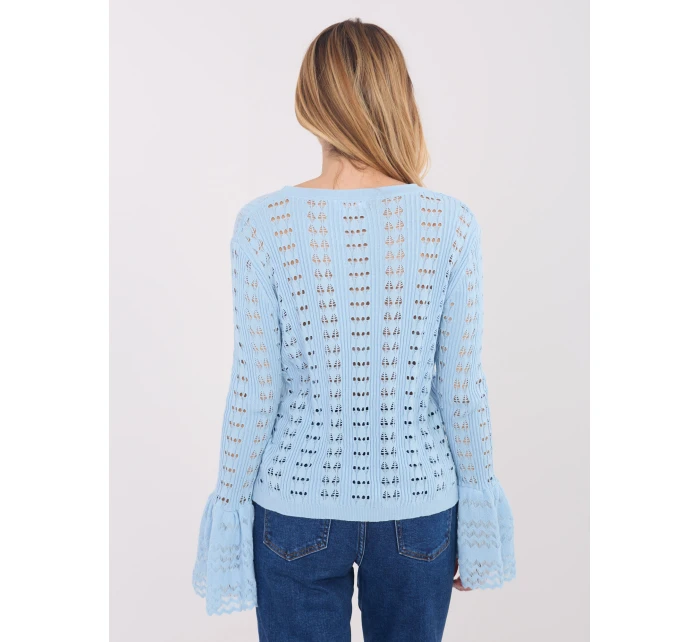 Jumper PM SW SF118.86 svetlomodrý