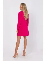 Dámske šaty M753 ružové - MOE Dámske šaty M753 ružové - MOE