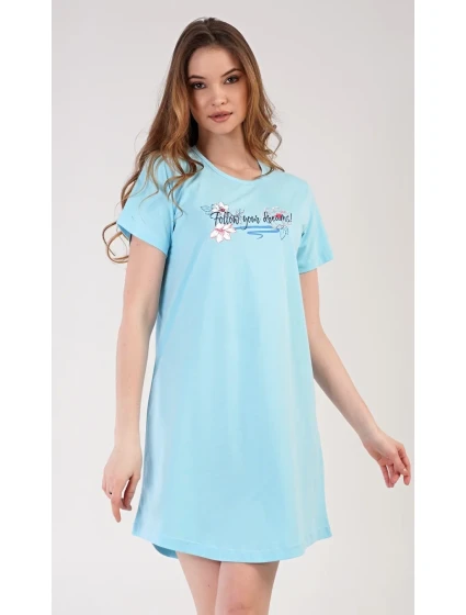 Dámska nočná košeľa s krátkym rukávom Ella