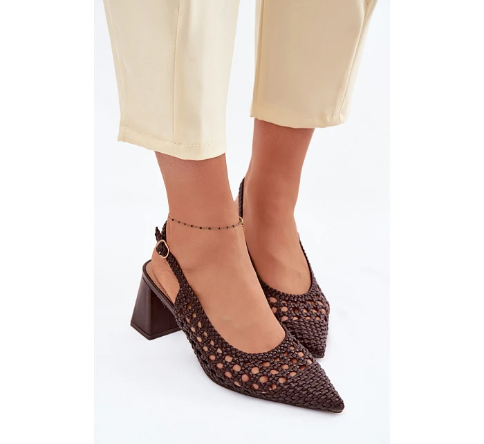 Sandále na podpätku model 226505 Krok vo veľkom štýle Sandále na podpätku model 226505 Krok vo veľkom štýle