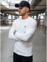 Pánské bílé tričko s dlouhým rukávem Dstreet model 21971872 - FashionStreet Pánské bílé tričko s dlouhým rukávem Dstreet model 21971872 - FashionStreet
