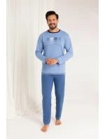 Pánske pyžamo Regina 487dł/r 2XL-3XL Z25/26