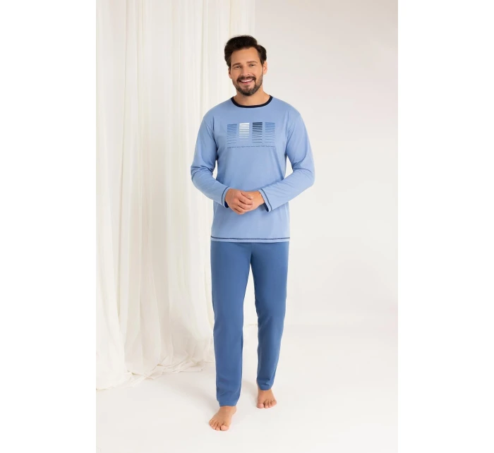 Pánske pyžamo Regina 487dł/r 2XL-3XL Z25/26