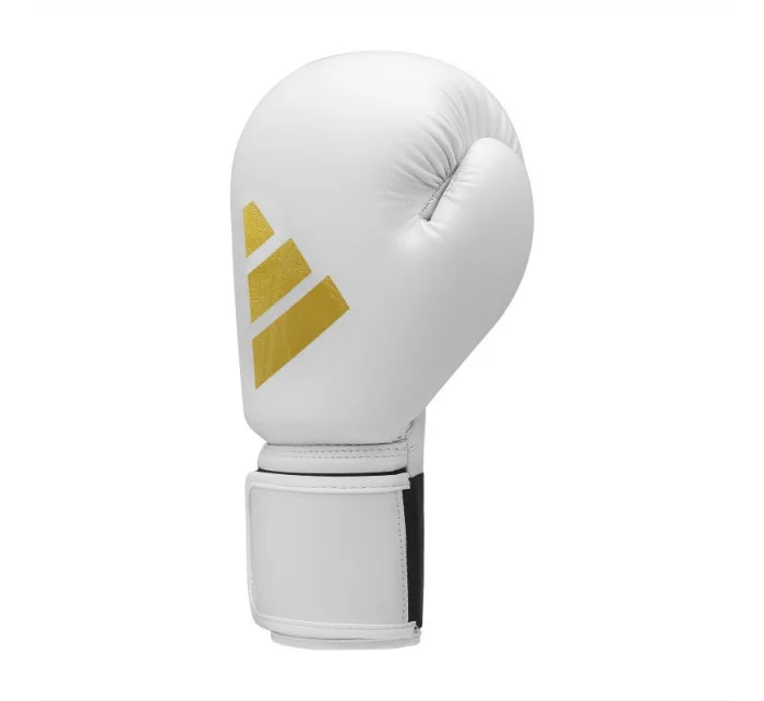 Bielo-zlaté boxerské rukavice Adidas SPEED 50